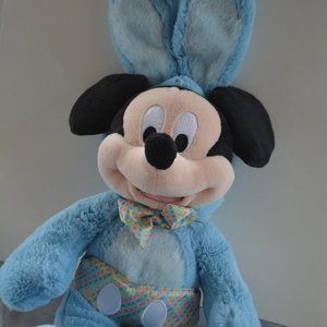 Disney Mickey Mouse Blue Bunny Rabbit Plush Doll